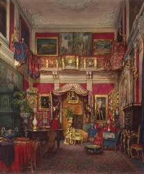 Chambre dans la Villa di Quarto, près de Florence
